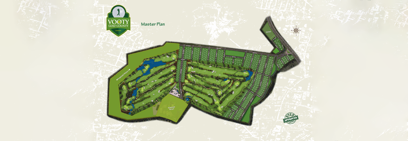 Vooty Golf County map